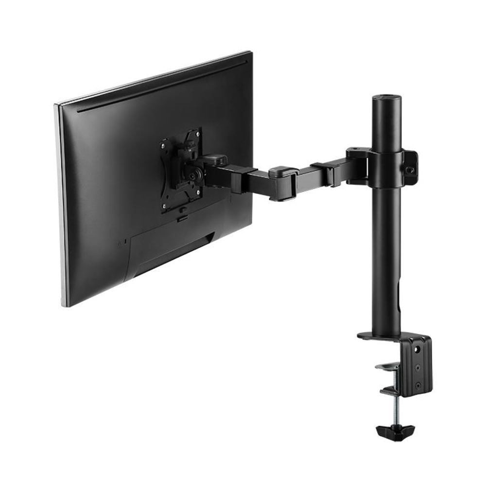 LogiLink Monitor-Halterung BP0105, (bis 32,00 Zoll, 1x Halterung, 1-tlg., Monitorhalterung 17–32", neigen drehen schwenken Arm 380 mm VESA max.9kg PC)