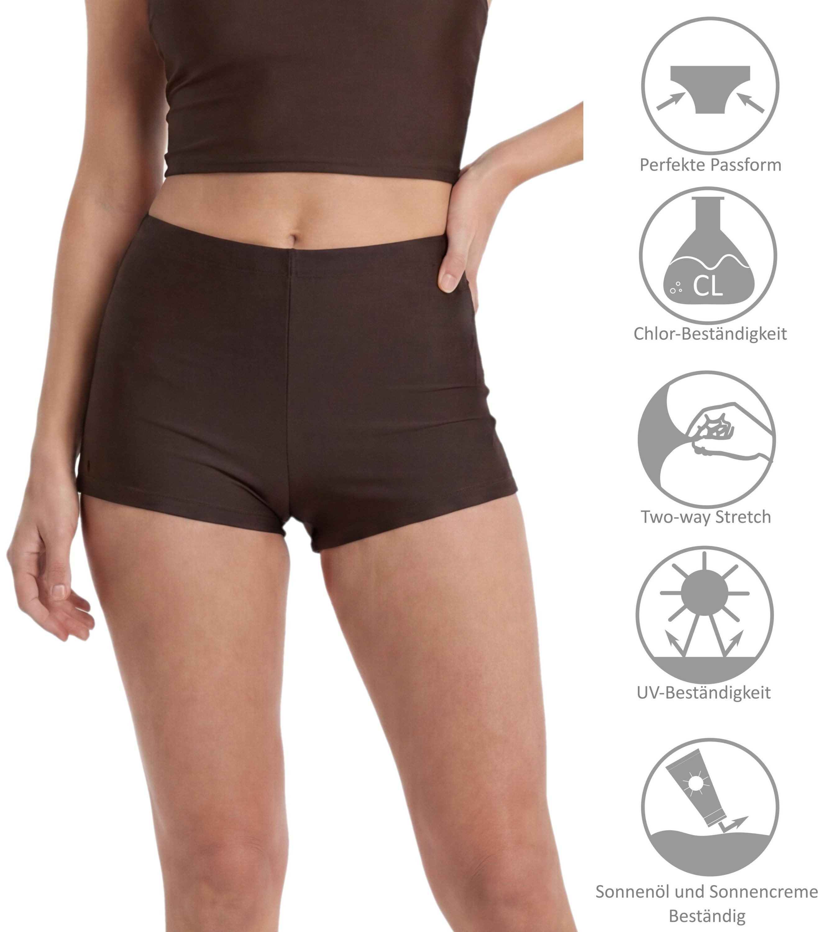Aquarti Badeshorts Aquarti Damen Badeshorts Badehose Kurz