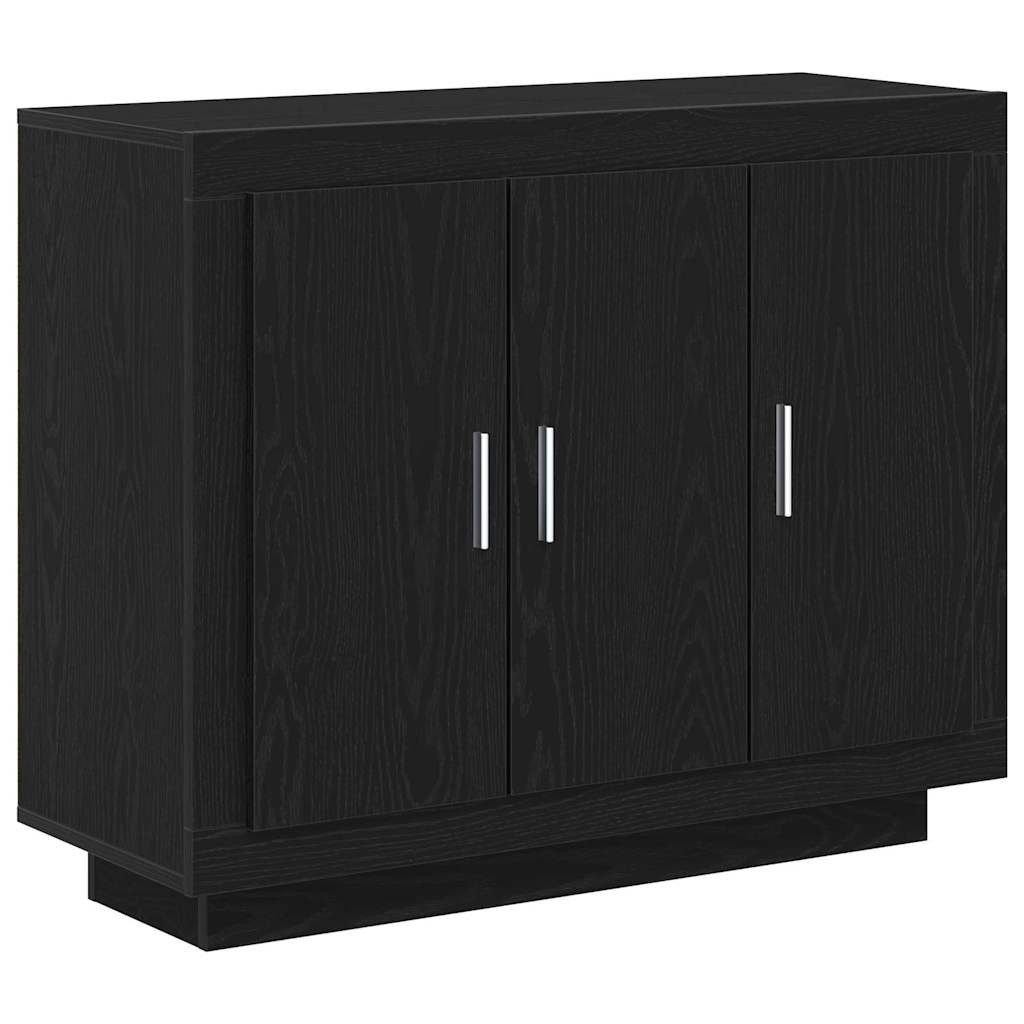 vidaXL Sideboard Sideboard Schwarz 92 x 35 x 75 cm Holzwerkstoff (1 St)