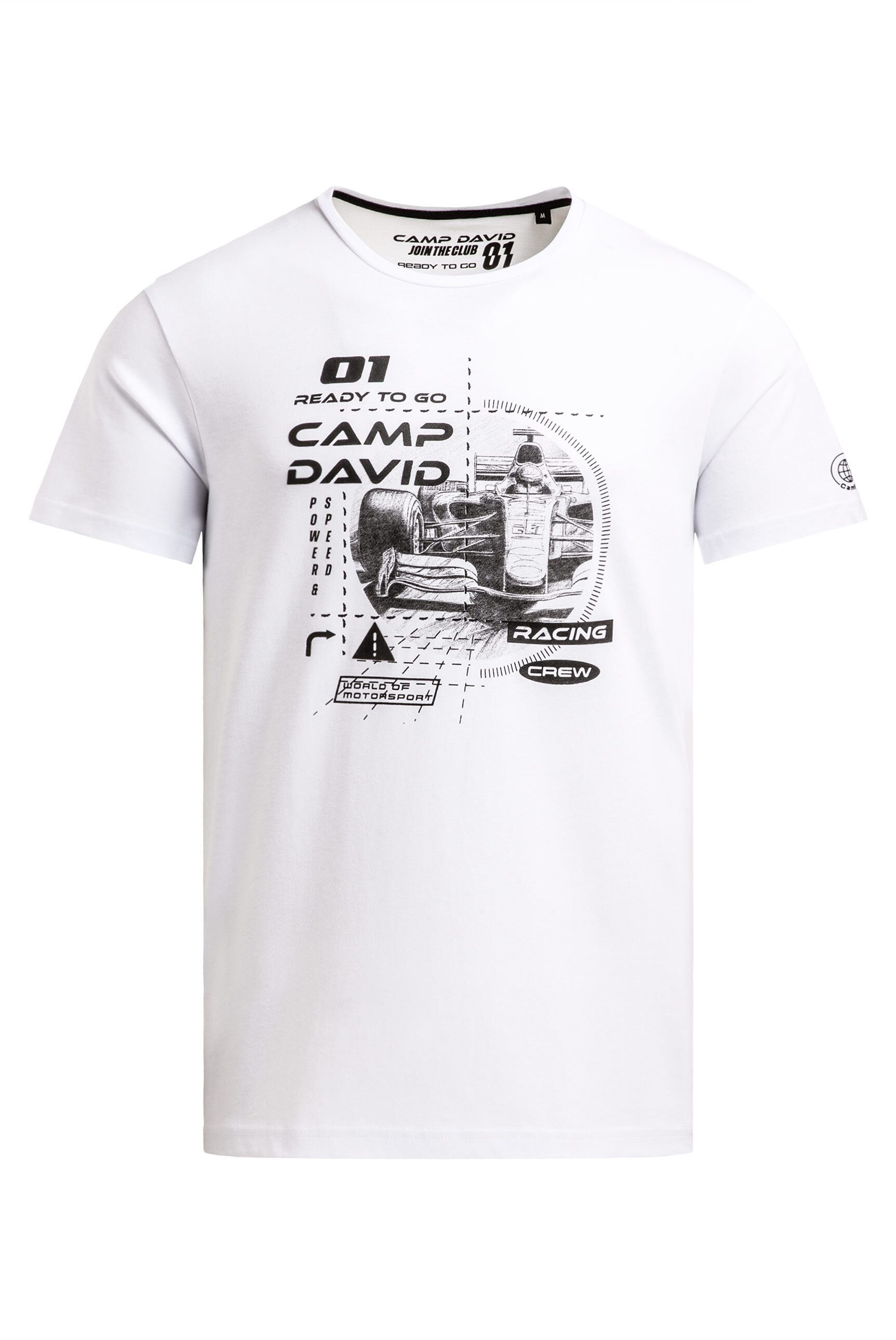 CAMP DAVID Rundhalsshirt aus Baumwolle günstig online kaufen