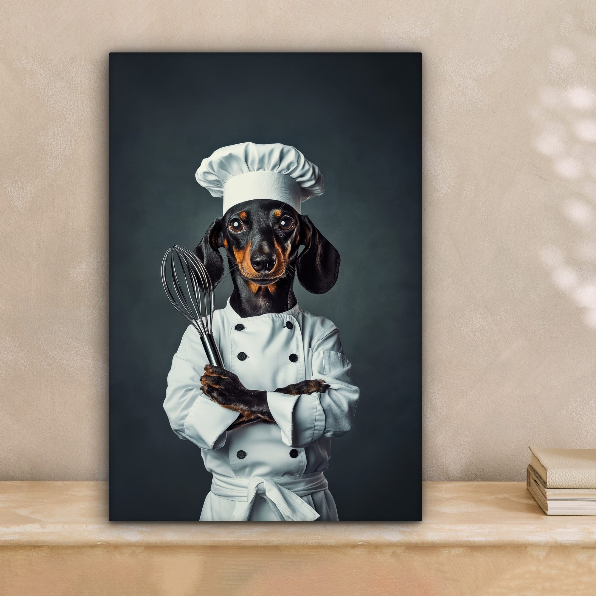 OneMillionCanvasses® Leinwandbild Hund - Garde - günstig online kaufen