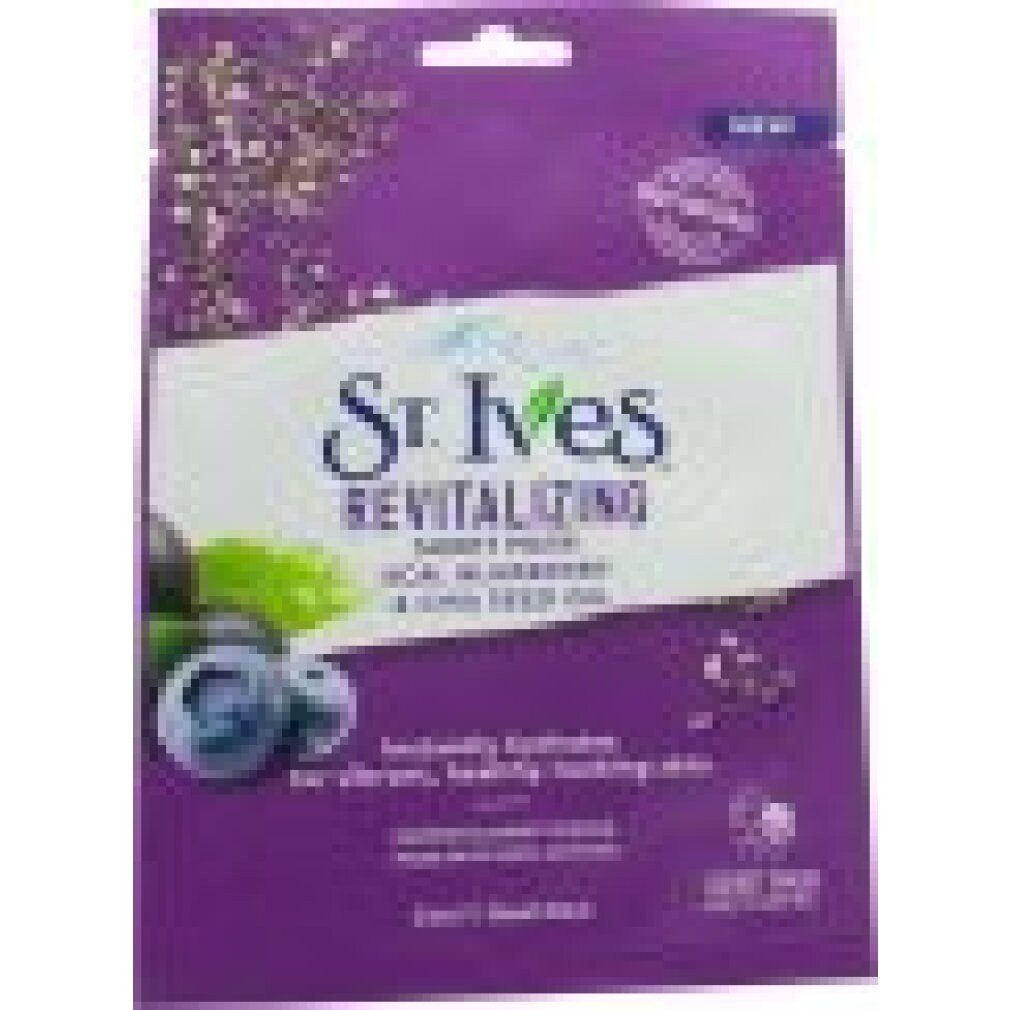 St. Ives Gesichtsmaske Revitalising Acai Blueberry & Chia Seed Oil Mask 23ml - 1 Sheet