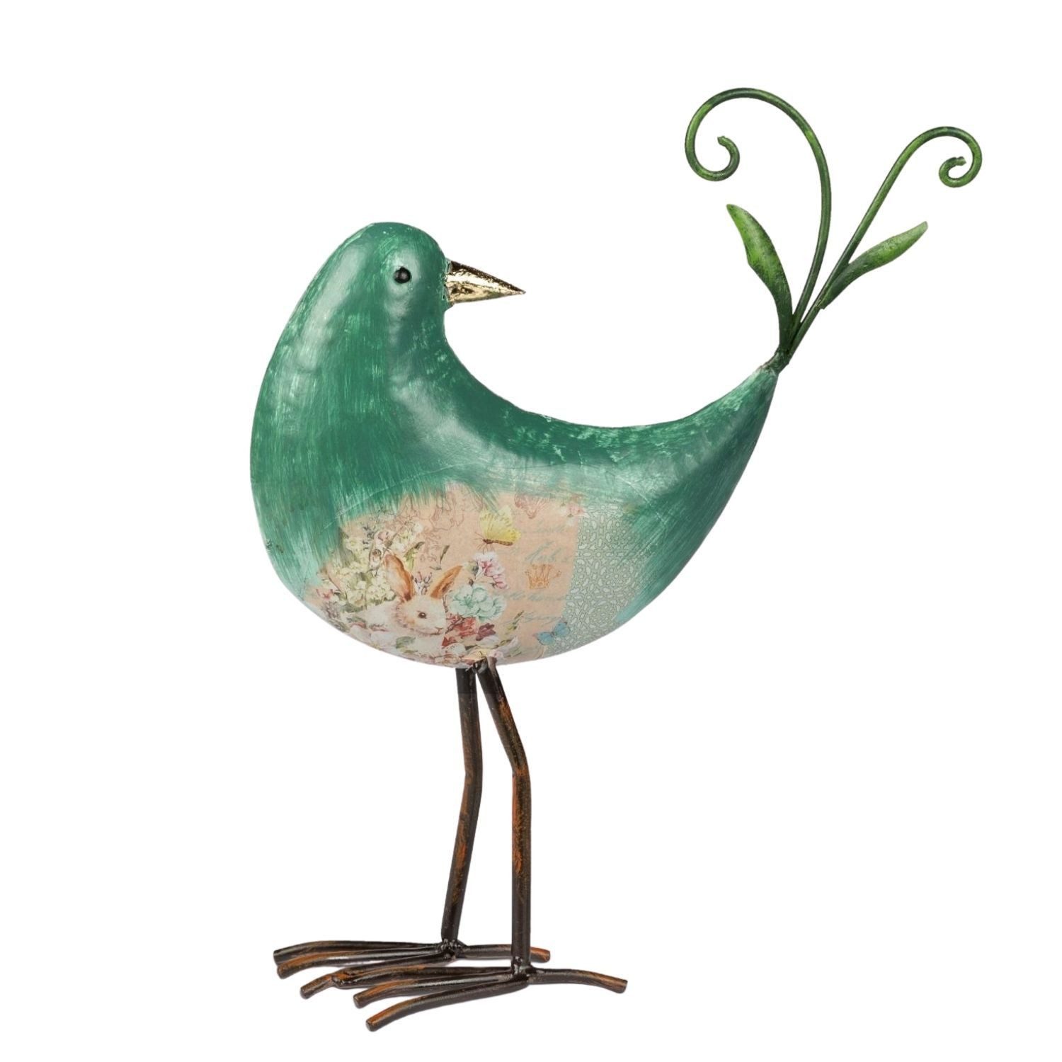 formano Dekofigur Sommerzeit, Höhe: 33cm, Farbe: Grün, Motiv: Vogel
