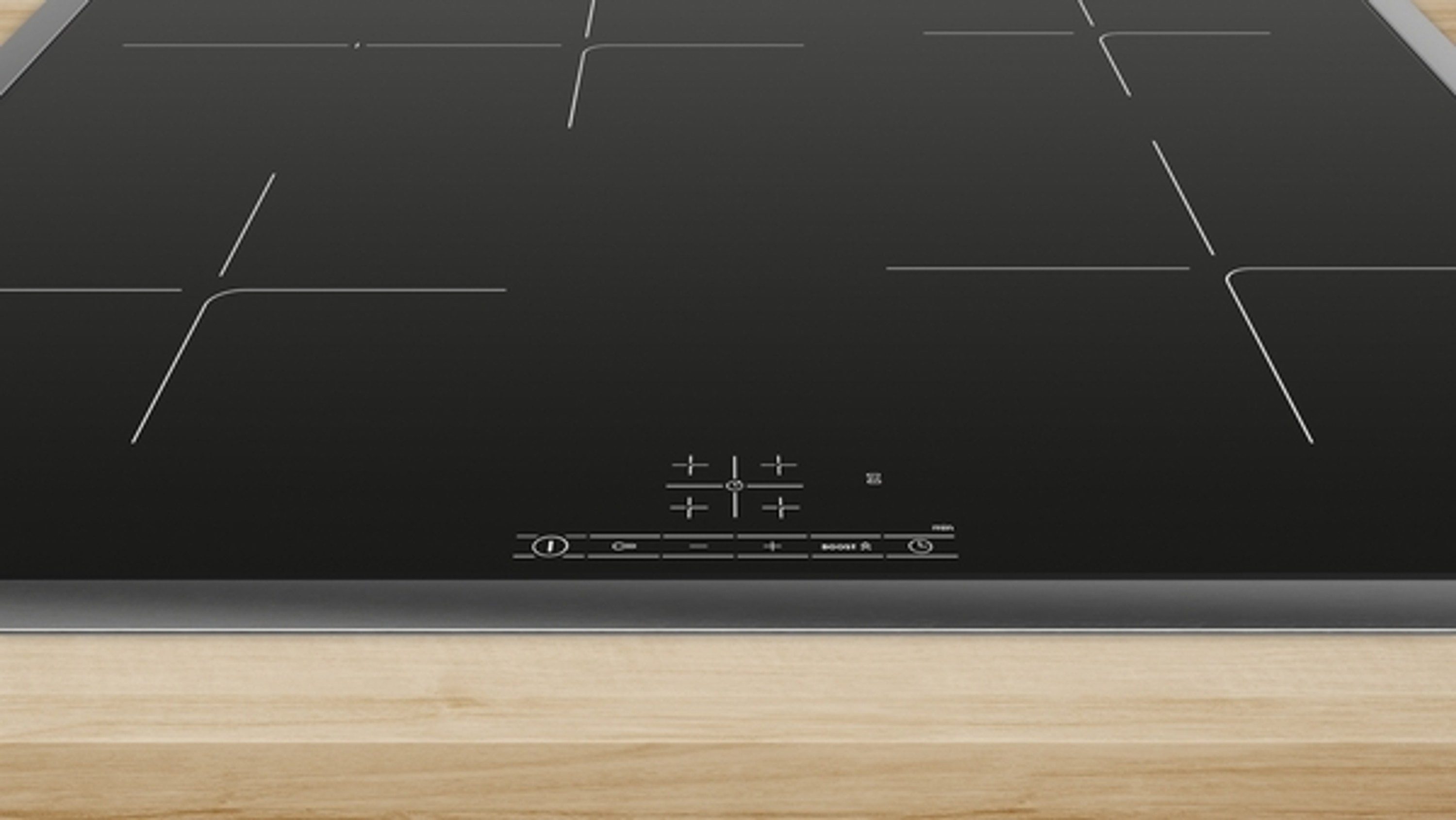 BOSCH Induktions-Kochfeld Serie 4/PIF64KBB5E PIF64KBB5E, Touch Select,Bräterzone,Umlaufender Rahmen,Power Boost,Re Start