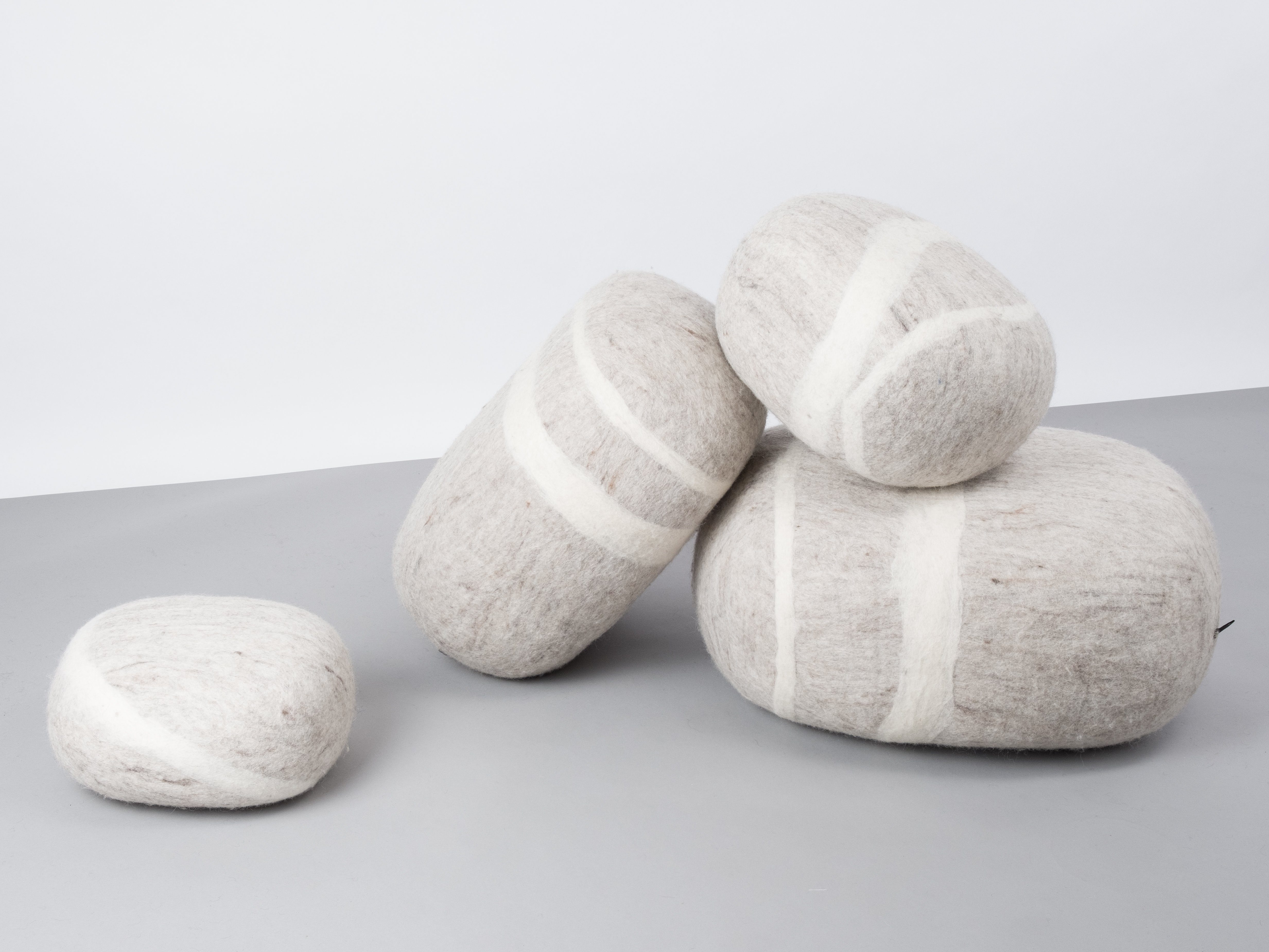 myfelt Pouf Filz Kieselstein (Pouf), aus günstig online kaufen