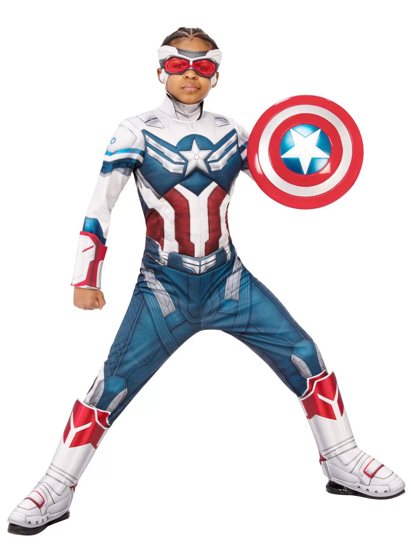 Metamorph Kostüm Falcon Captain America - Faschingskostüm Kinder, Der Falcon als legitimer Nachfolger des alten Captain America