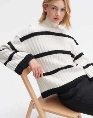 OPUS Wollpullover Pory stripe