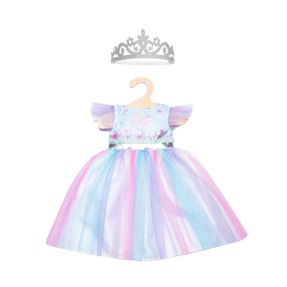 Babypuppe Puppenkleid - Fee und Einhorn - Größe 35 - 45 cm