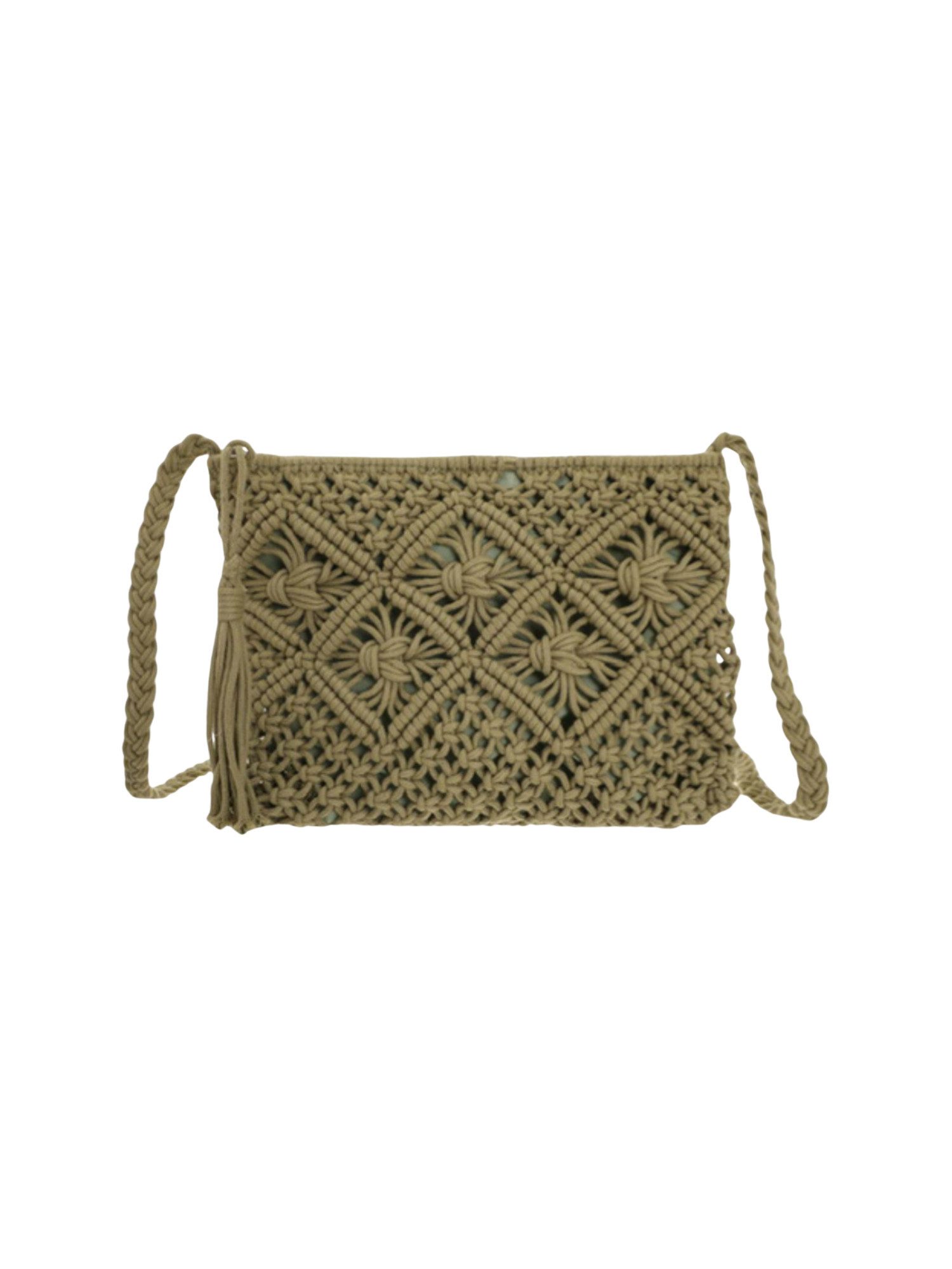 BRISE TASCHE Schultertasche Brise Umhängetasche Damen – Geflochtene Textil Schultertasche, Boho-Stil leicht sommerlich