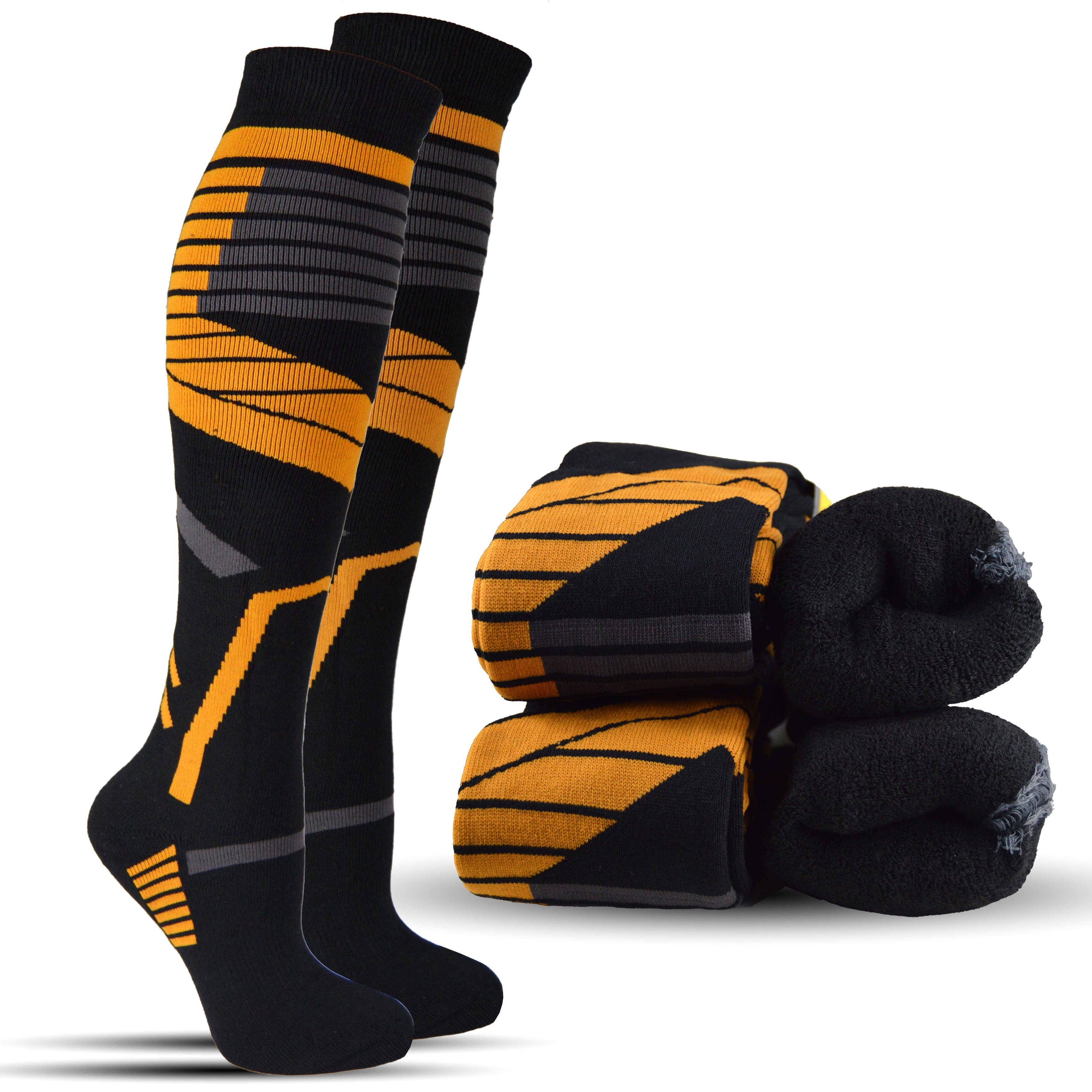 Frostfighter Kniestrümpfe Thermo Arbeits-Kniestrümpfe (4-Paar) Vollfrottee günstig online kaufen