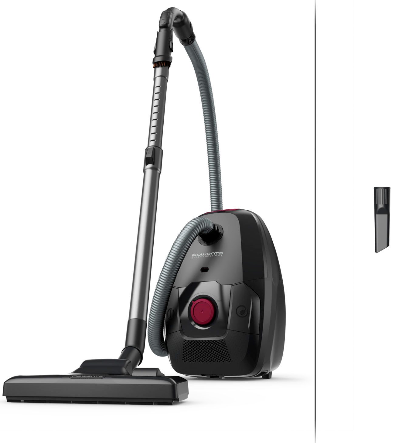 Rowenta Пылесосы Green Force Max, extreme Reinigungskraft, hygienischer Beutelwechsel, 900 W, mit Beutel, 99,98% Filtration, aus recyceltem Kunststoff, RO4933