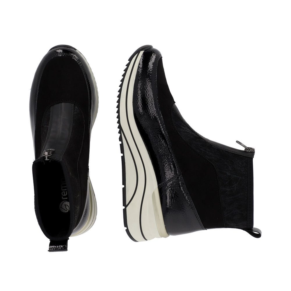 Remonte Remonte Damen Keil-Stiefelette D0T71-01 schwarz Stiefelette