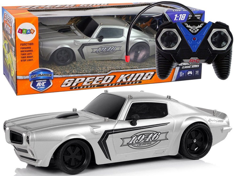 Wisam RC-Auto R/C 1:18 Silber Champion Pilot Sportwagen