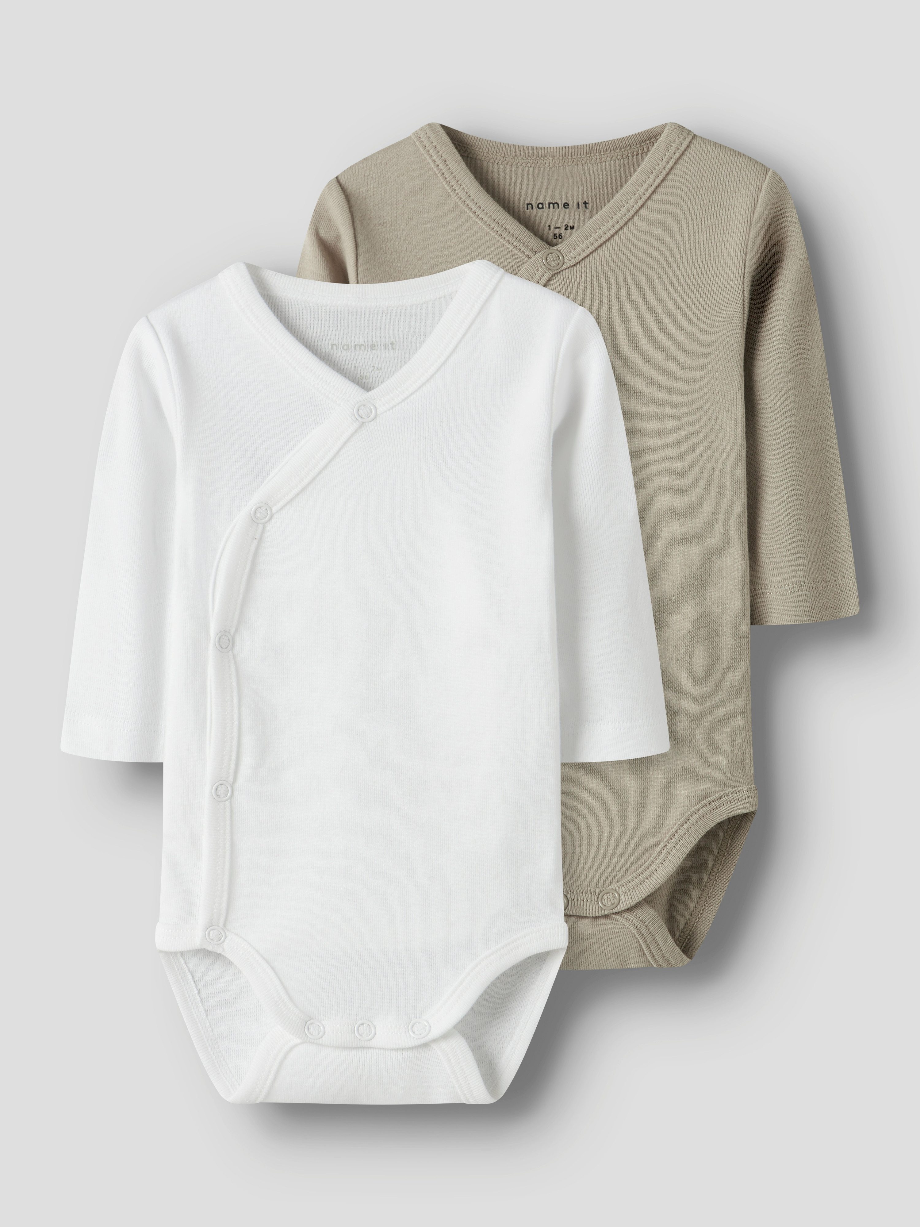 name it Body NBNBODY 2P LS WRAP SOLID NOOS (Packung, 2-tlg)
