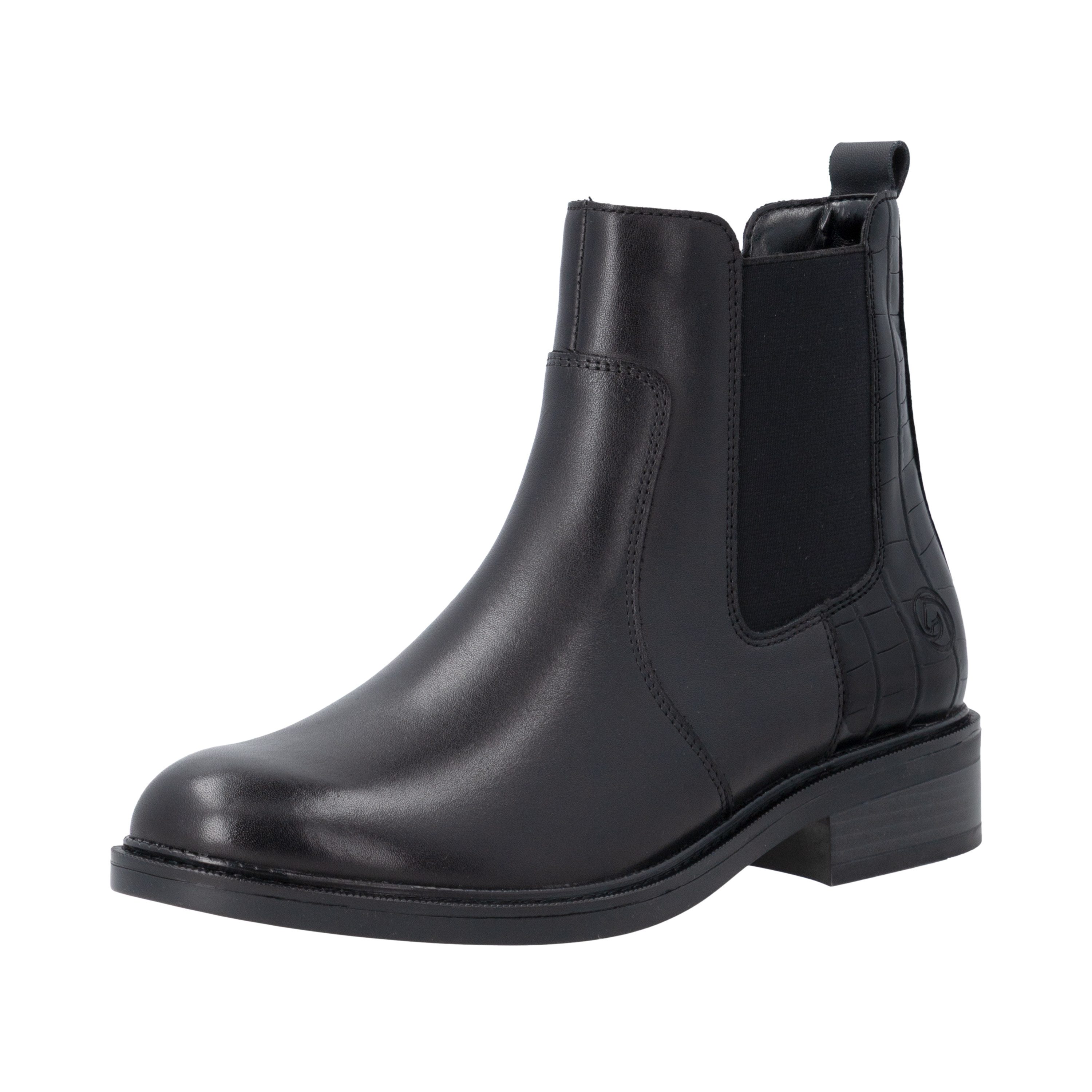 Remonte Chelseaboots Stiefelette, Business-Boots mit Stretch, Blockabsatz