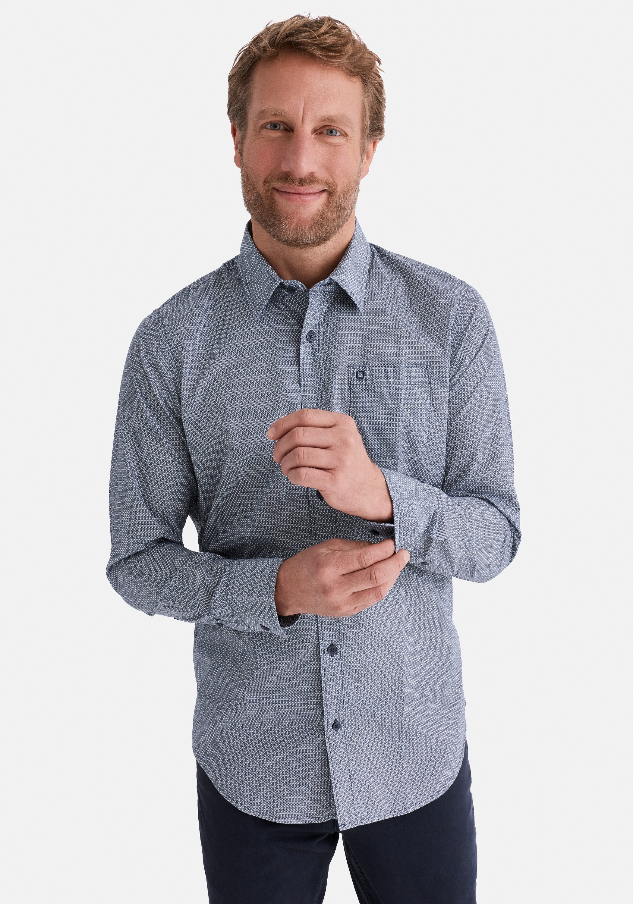 Stooker Men Langarmhemd HUGH Hemd Langarm Regular Fit Langarm Hemd Regular Fit für Herren