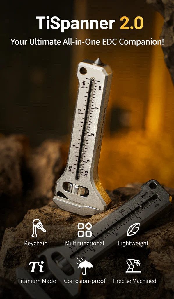 Titaner Multitool Spanner 2.0 kompaktes Titan Multitool, (1 St)