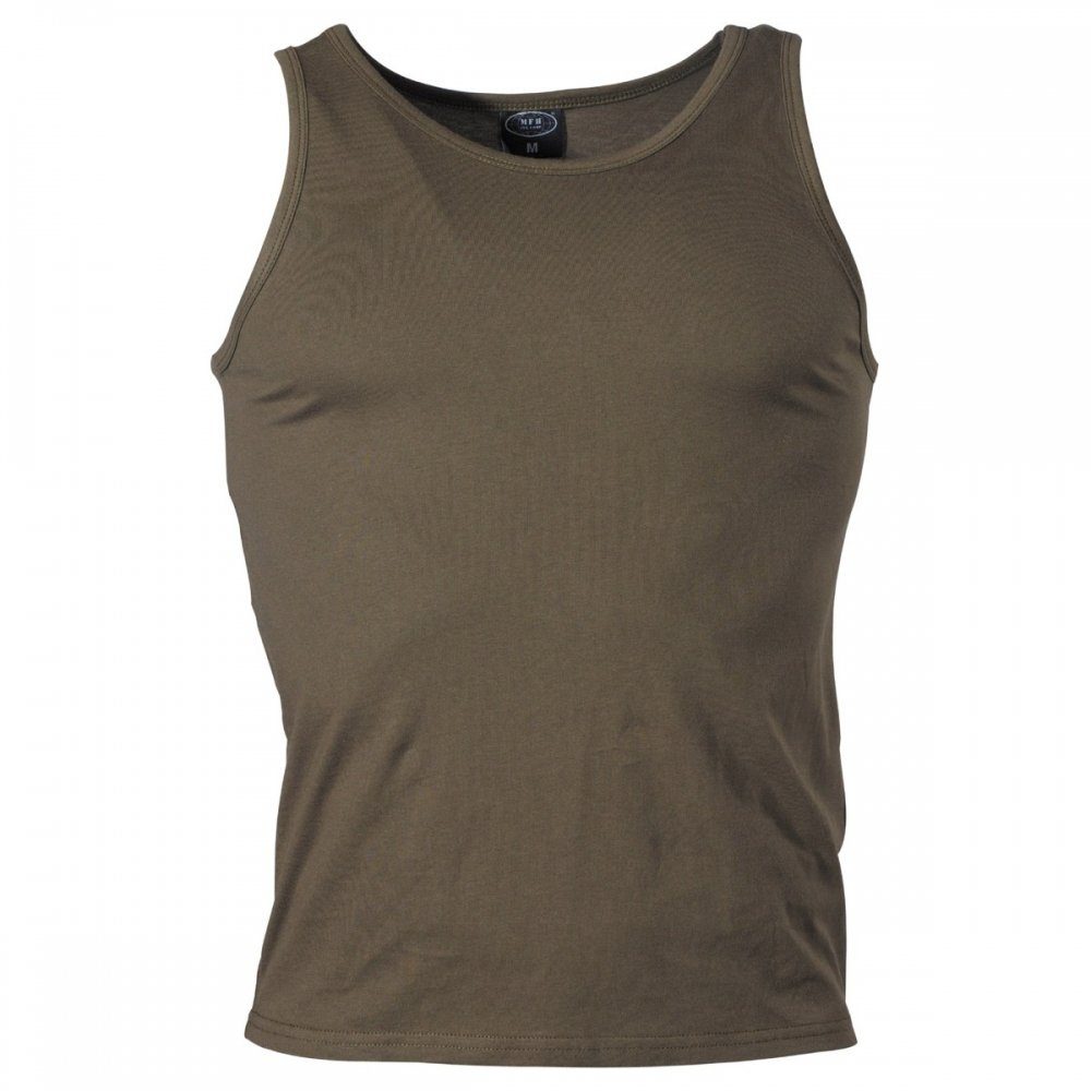 MFH Tanktop US Tank-Top, oliv, 160g/m² - S 170 g/m²