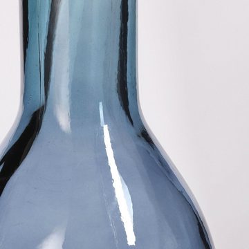 Mica Decorations Dekofigur Mica Flasche Rioja Glas hellblau 75 x Ø 18 cm
