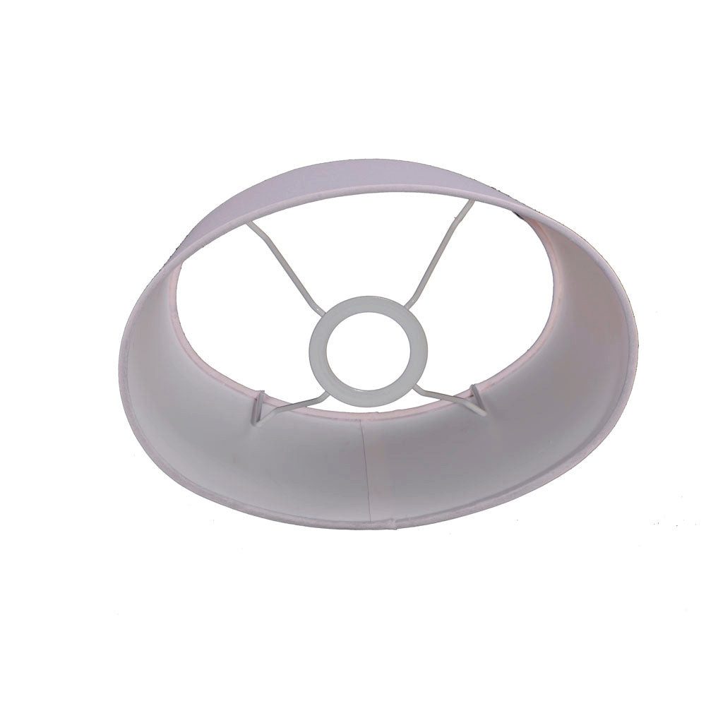 Dirk Davids Leuchten GmbH Lampenschirm Lampenschirm für Tischleuchte in Oval Oxford Kariert Rot 20-14-14cm, Exklusives Design