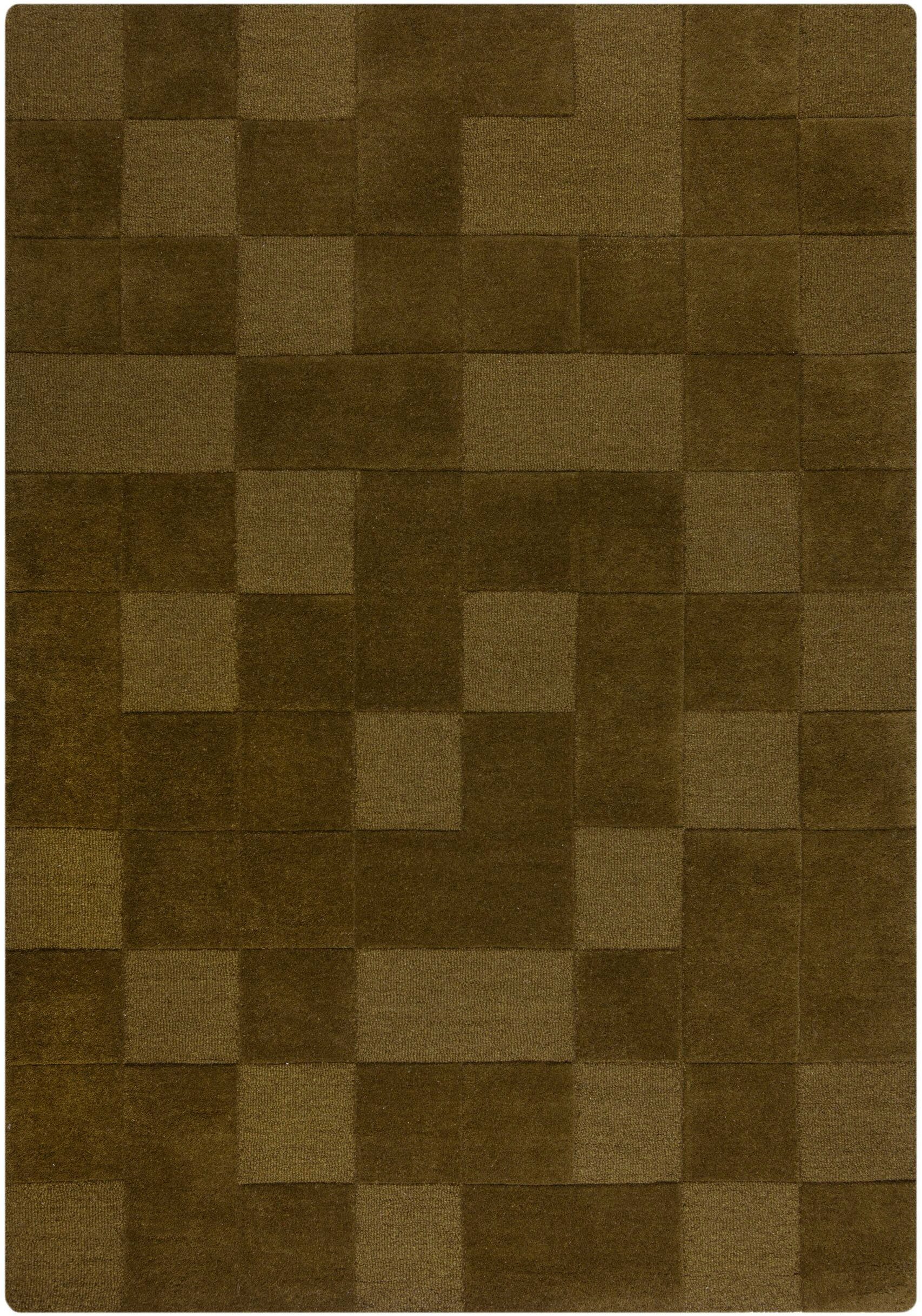 FLAIR RUGS Teppich CHECKERBOARD, rechteckig, Höhe: 10 mm, Hoch-Tief-Effekt, Wohnzimmer, Schlafzimmer