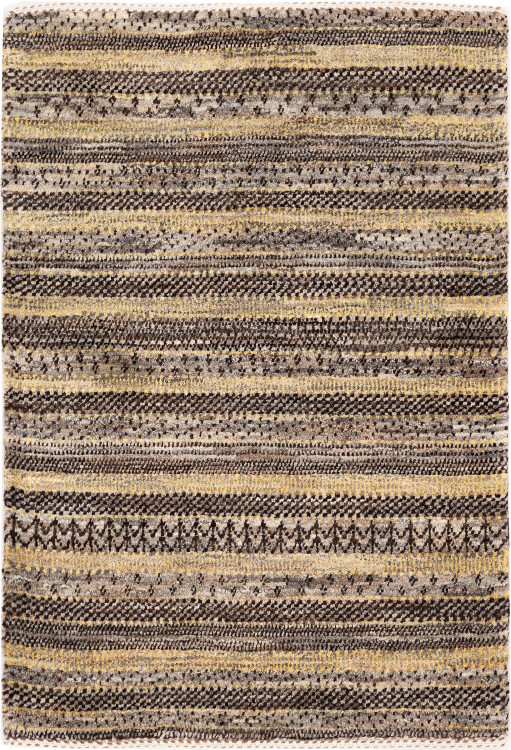 Nain Trading Orientteppich Perser Gabbeh Loribaft Natura 61x86 Handgeknüpfter Moderner, rechteckig, Höhe: 12 mm