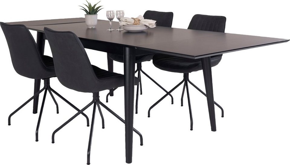 Homexperts Essgruppe Odense, (Set, 5-tlg), mit ausziehbarem Tisch, Stilvoll  und elegante essgruppe