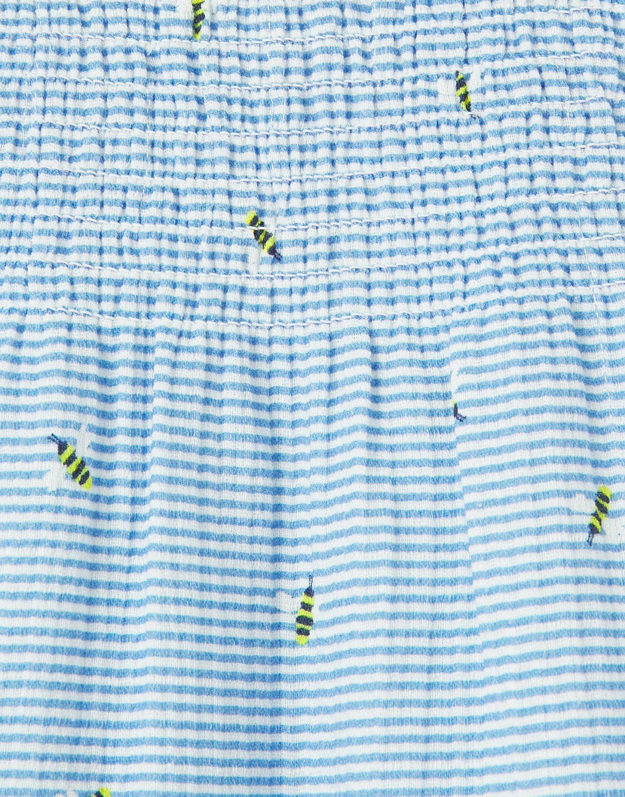 Tom Joule Sommerkleid TOM JOULE Kleid Lucia Meerjungfrau mit Marinestreifen und Bienen