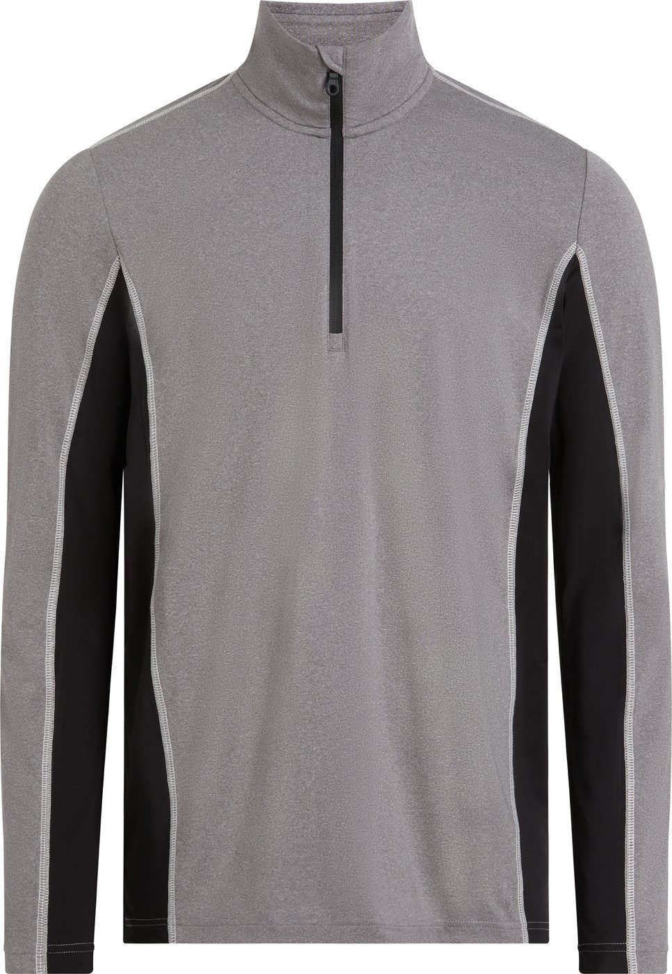 Fleecepullover He.-Unterjacke Hero III M MELANGE/BLACK