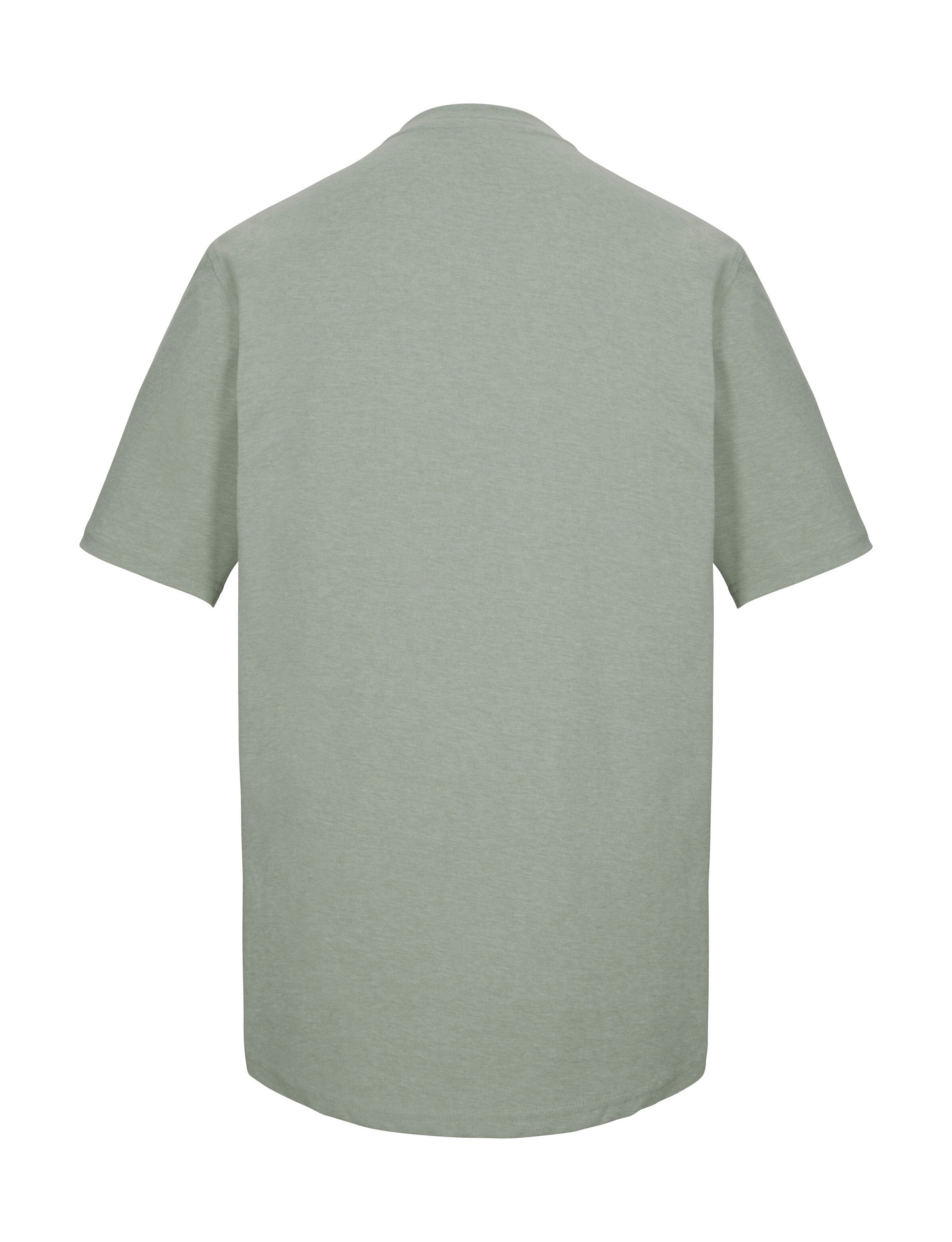 Killtec T-Shirt KOS 365 MN TSHRT Herren T-Shirt mit Melange-Optik, Bergprint, vielseitig kombinierbar