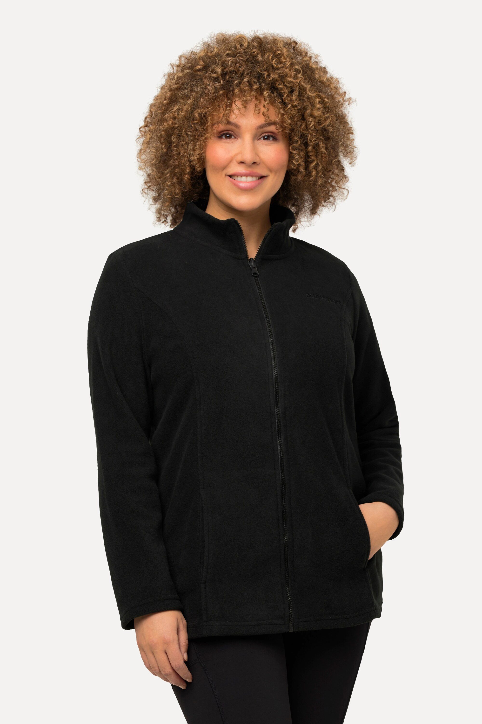 Ulla Popken Sweatjacke Fleecejacke Baukastensystem Innenjacke recycelt günstig online kaufen