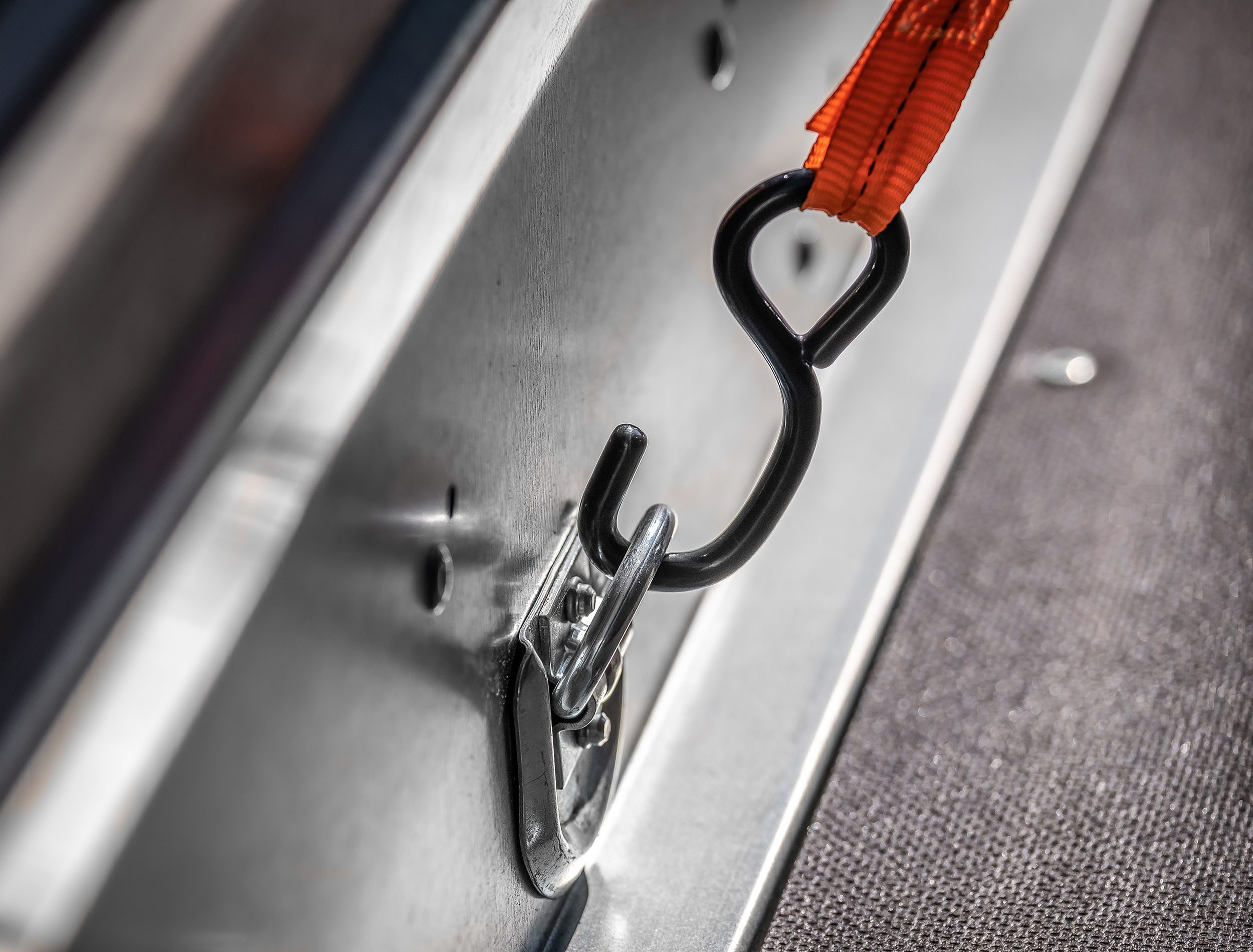 LAS Spanngurt Spanngurt-Set 4-tlg. mit Ratsche und Haken (Set, 4-St)