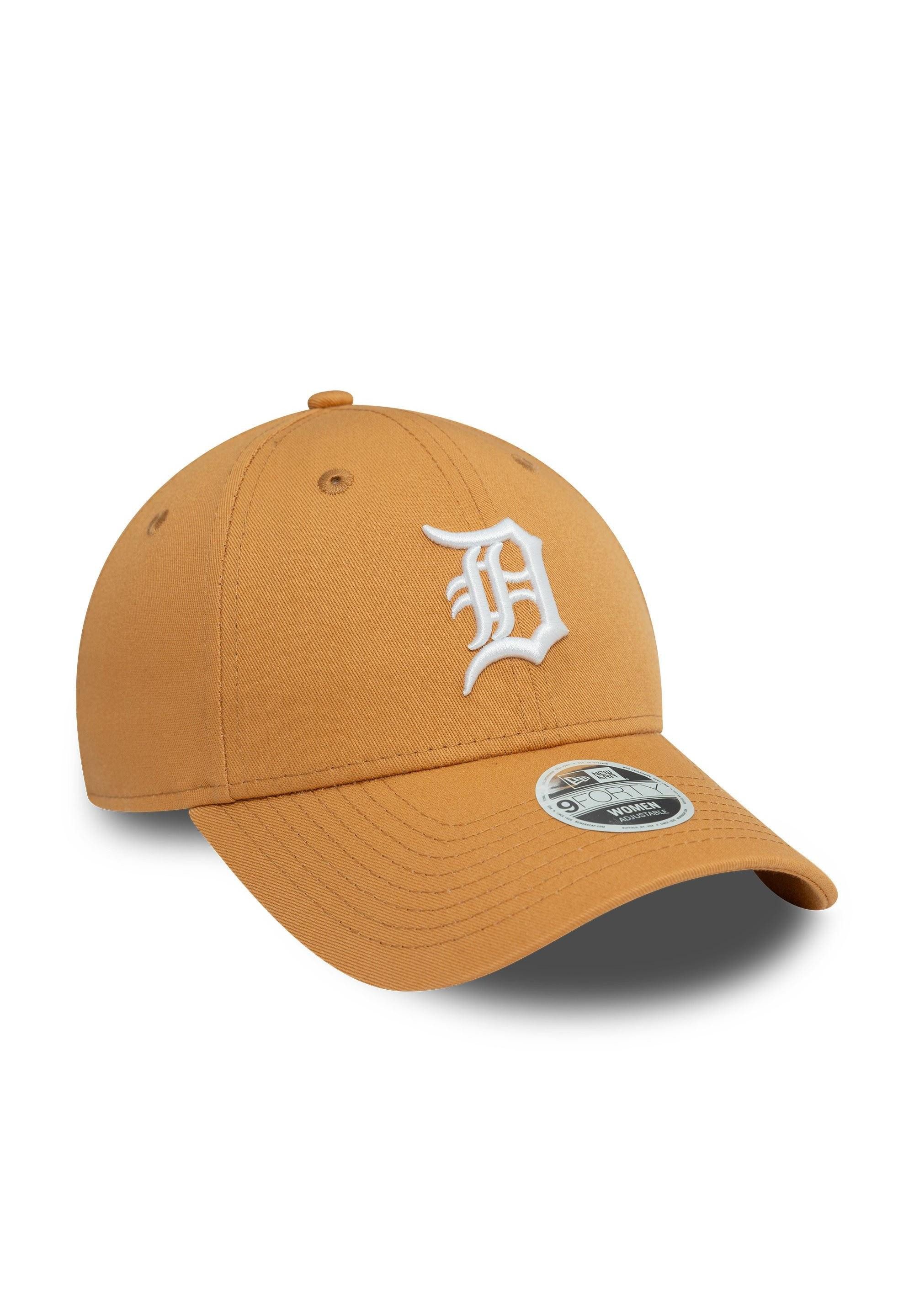 New Era Baseball Cap Detroit Tigers MLB League Essential Beige 9Forty Verstellbare Damen Ca (1-St)
