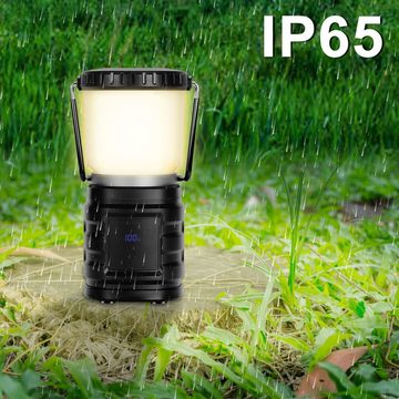 Randaco LED Gartenleuchte LED Campinglampe Laterne Outdoor Zelt Lampe Zeltlicht Akku USB IP65