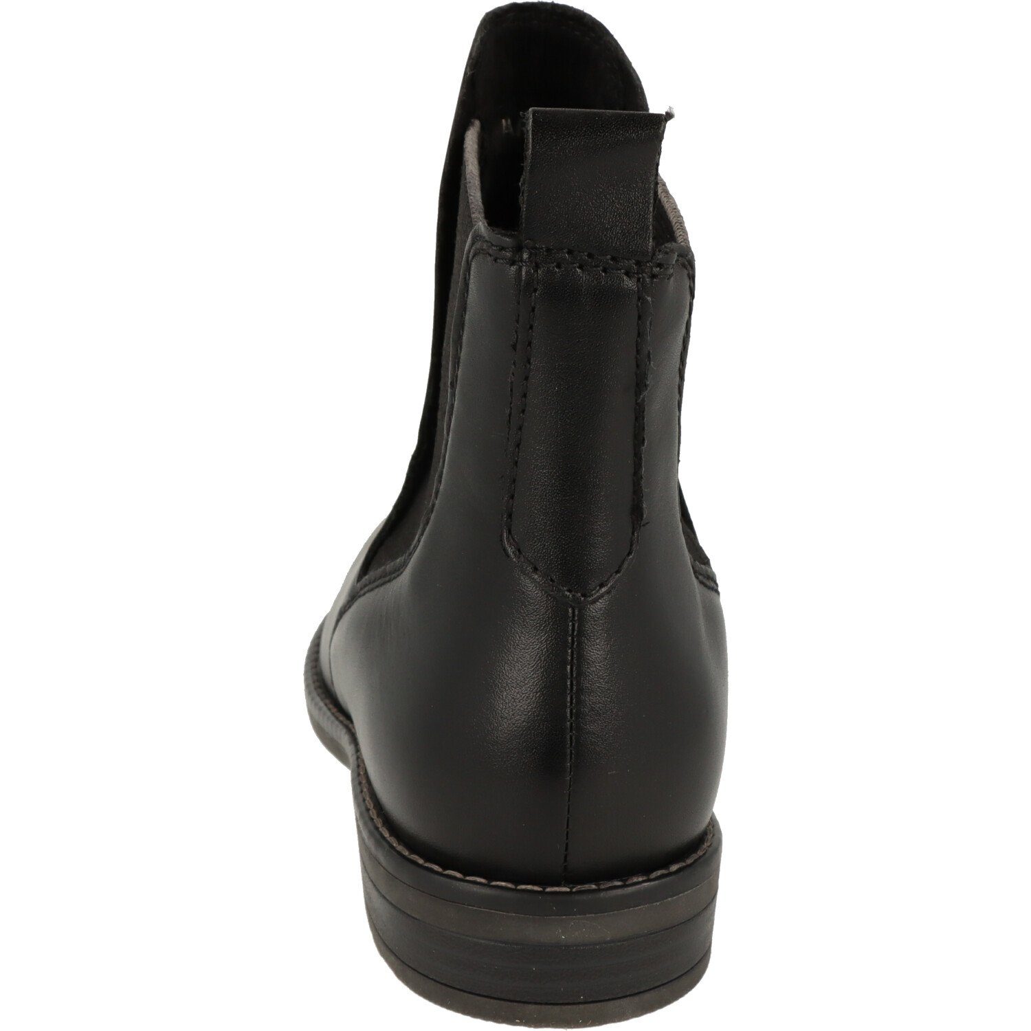 MARCO Stiefelette TOZZI Damen 2-25366-41 black Leder Schuhe (13006117) Chelseaboots