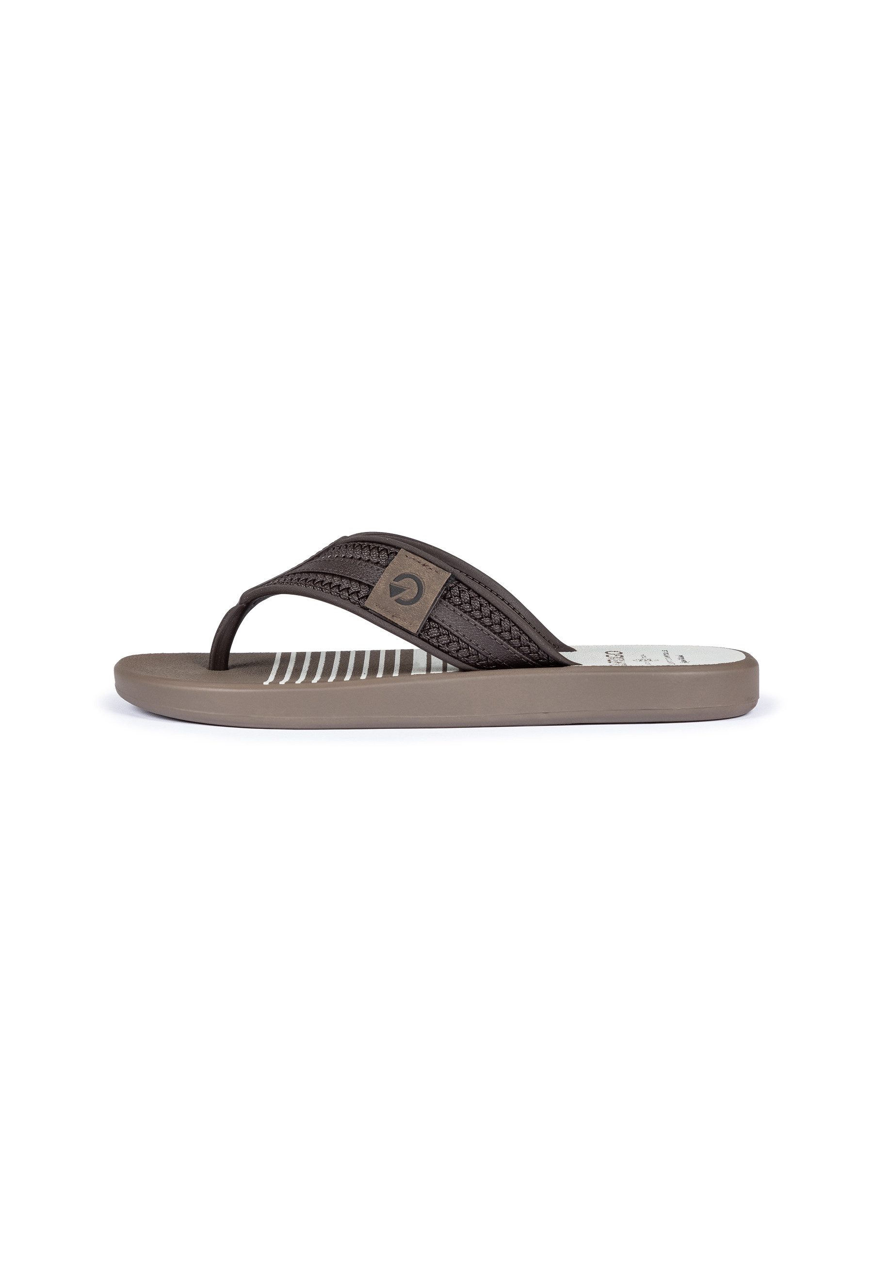 Cartago ISTAMBUL DEDO AD - Zehentrenner / Flip Flop Zehentrenner Flip Flops mit bedruckter Sohle - texturierte Riemen