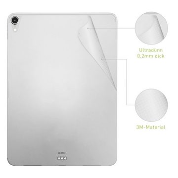 KMP Creative Lifesytle Product Schutzfolie Schutzfolie für iPad Pro 11 Rückseite Silver, (1-St), Schutzfolie, iPad Skin, iPad Folie, dünn