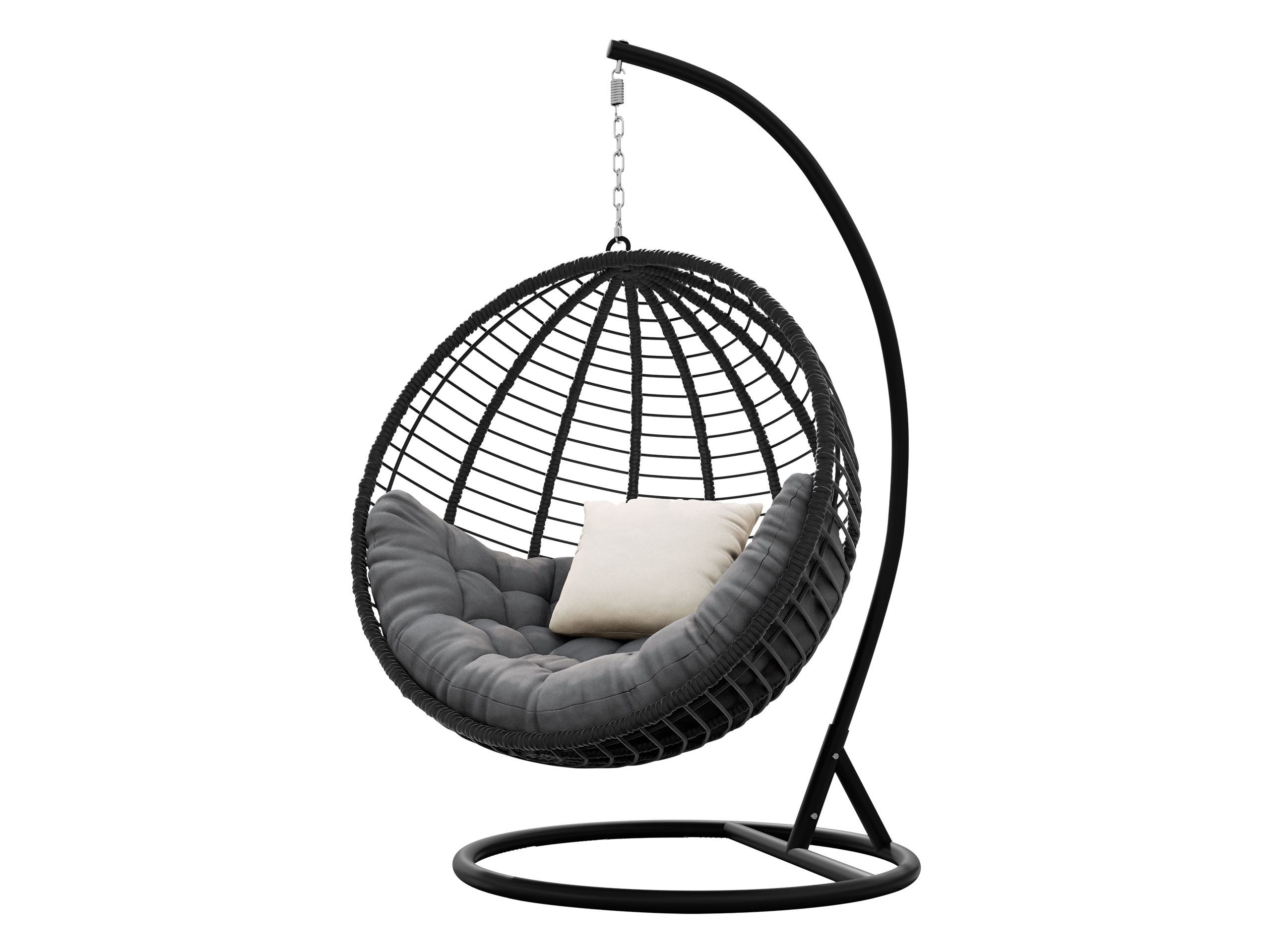 MIRJAN24 Hängesessel Amara (mit Gestel, Korb, Kissen-Set), Metallskelet