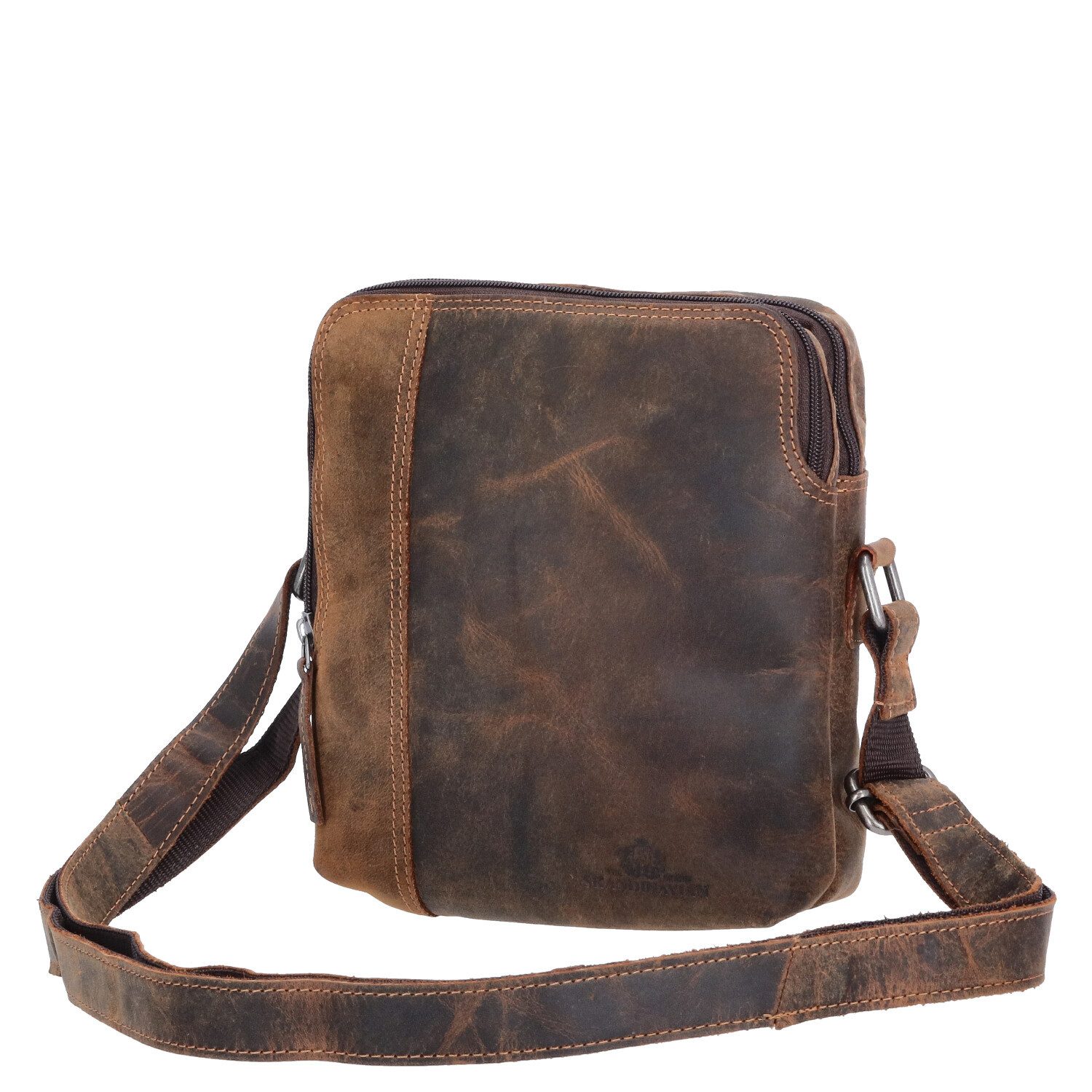 The Skandinavian Brand Umhängetasche The Skandinavian Brand Leder Umhängetasche Hunter tan (1-tlg)