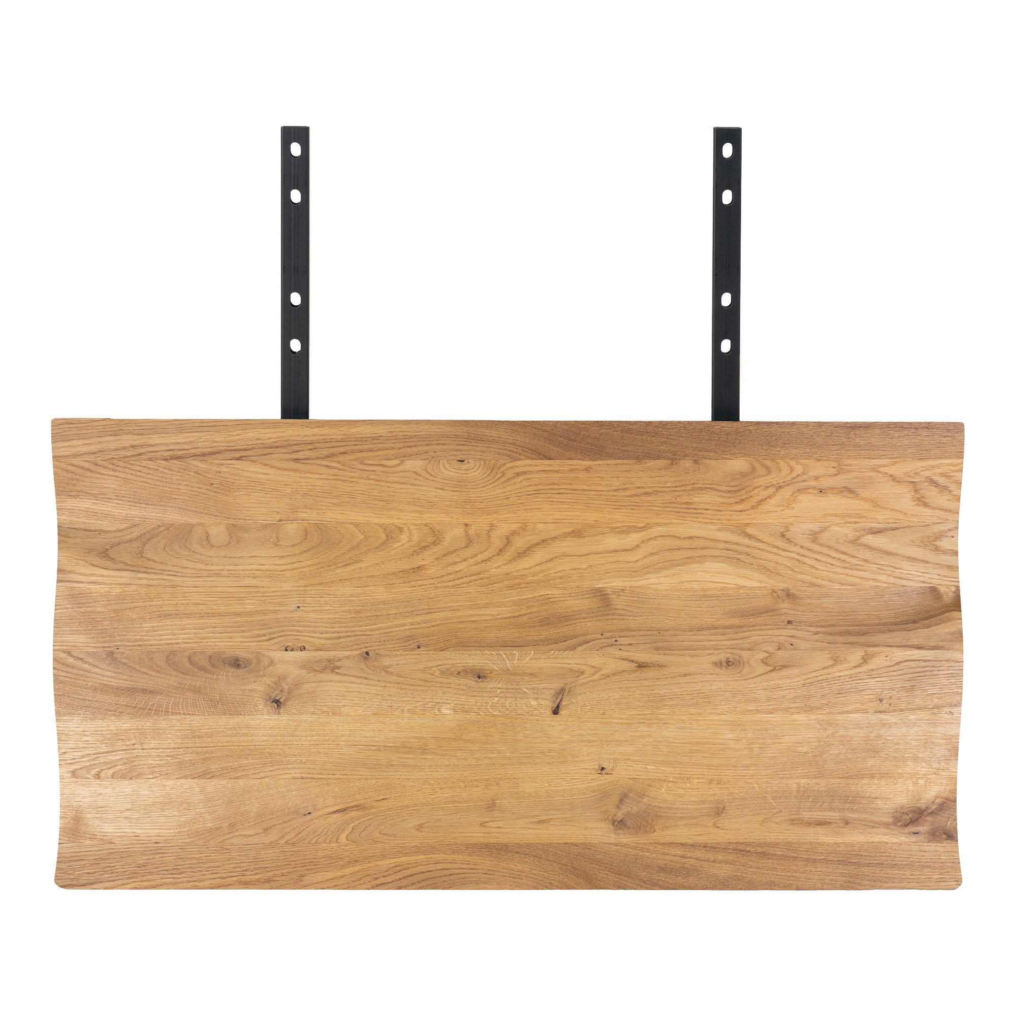 tinkaro Tischelement Verlängerungsplatten für 3 Meter Toulon Tisch - Wellenrand Stahl, Ei (1-St)
