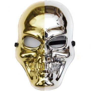 Goods+Gadgets Kostüm Totenkopf Skelett Maske, Halloween Party Kostüm Verkleidung