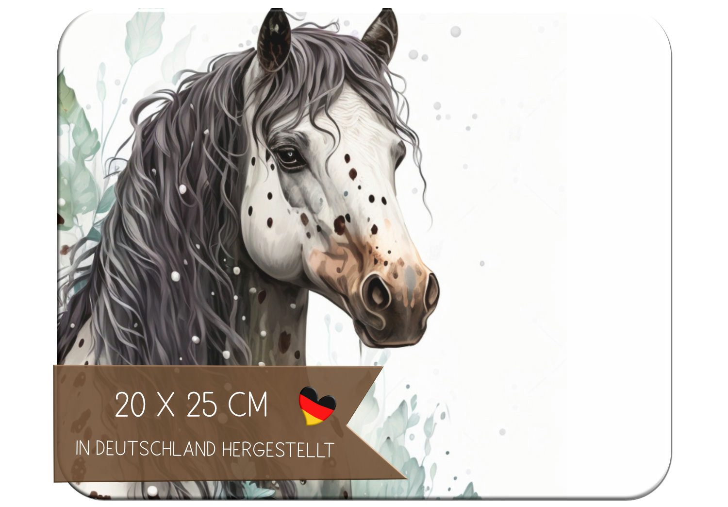 CreaDesign Frühstücksbrett Kinder Apalousa Brettchen, Kunststoff, 20x25 cm, Kunststoff, (1-St)