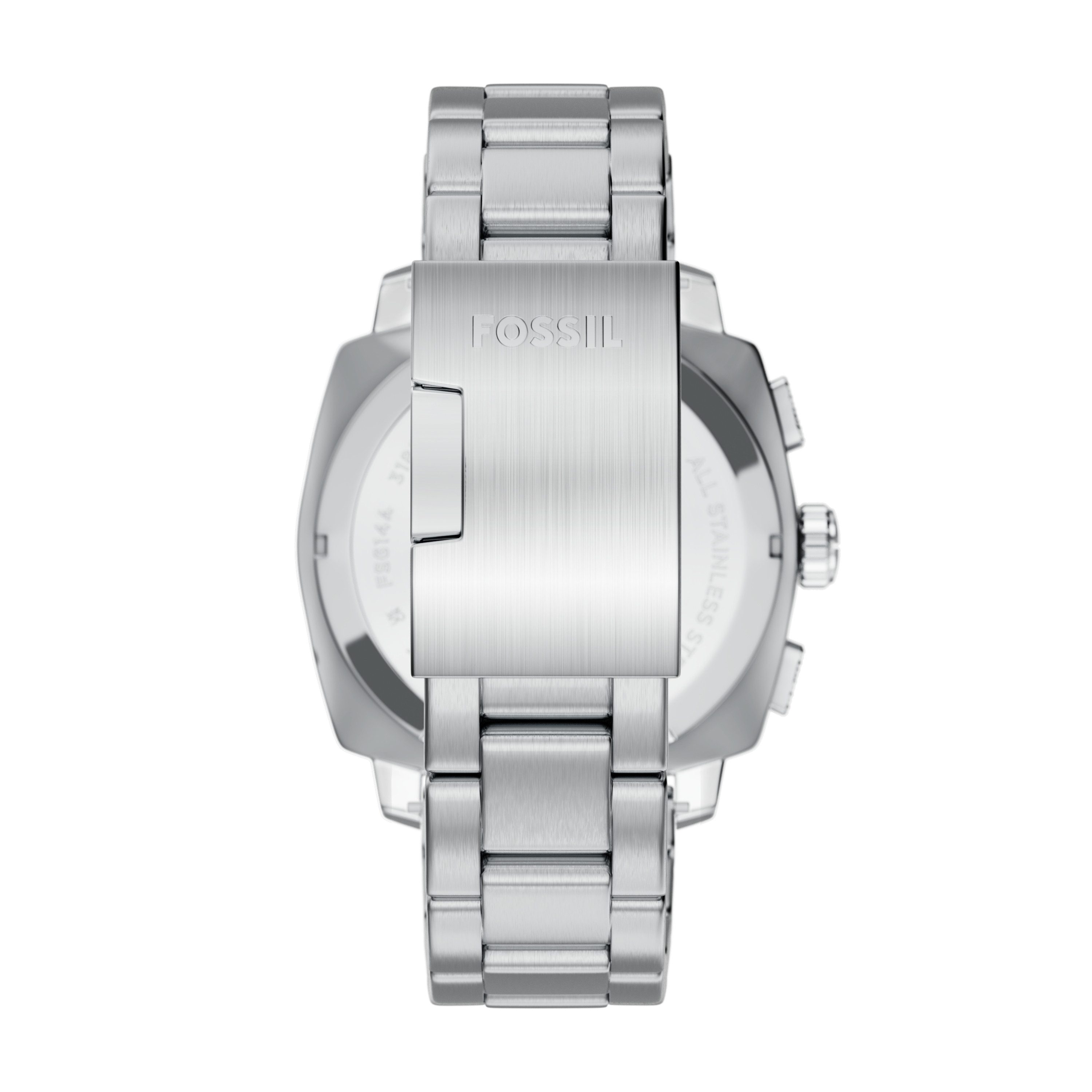Fossil Chronograph Machine FS6144, Quarzuhr, Armbanduhr, Herrenuhr, Edelstahlarmband, analog