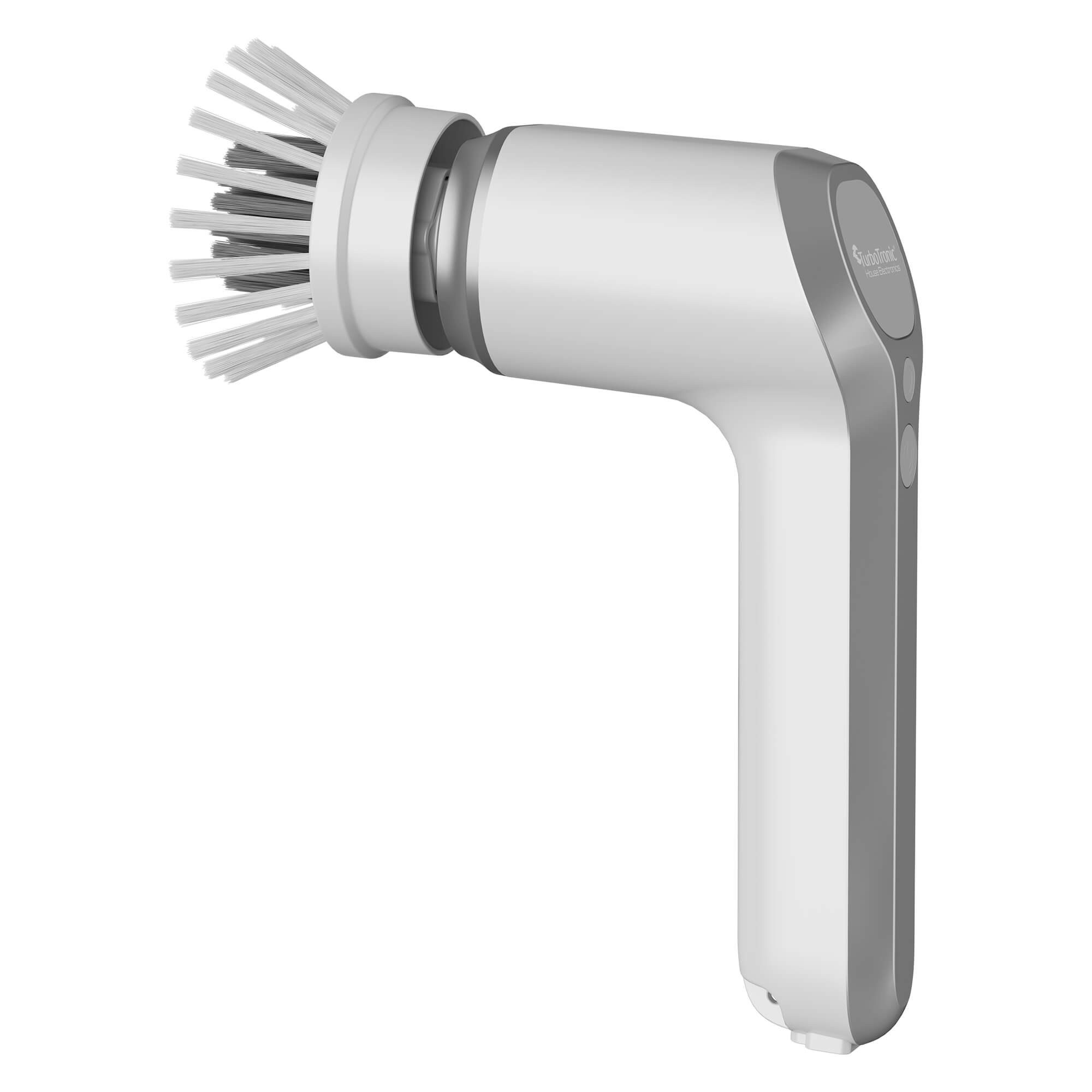 TurboTronic by Z-Line Akku-Oberflächenbürste TT-MS30, Akku-Reinigungsschrubber 3 Bürstenaufsätzen