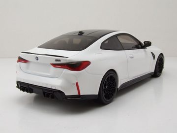 Minichamps Modellauto BMW M4 2020 weiß Modellauto 1:18 Minichamps, Maßstab 1:18