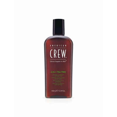 American Crew Haarshampoo 3in1 Teebaum Shampoo, Spülung und Körperreinigung 100ml