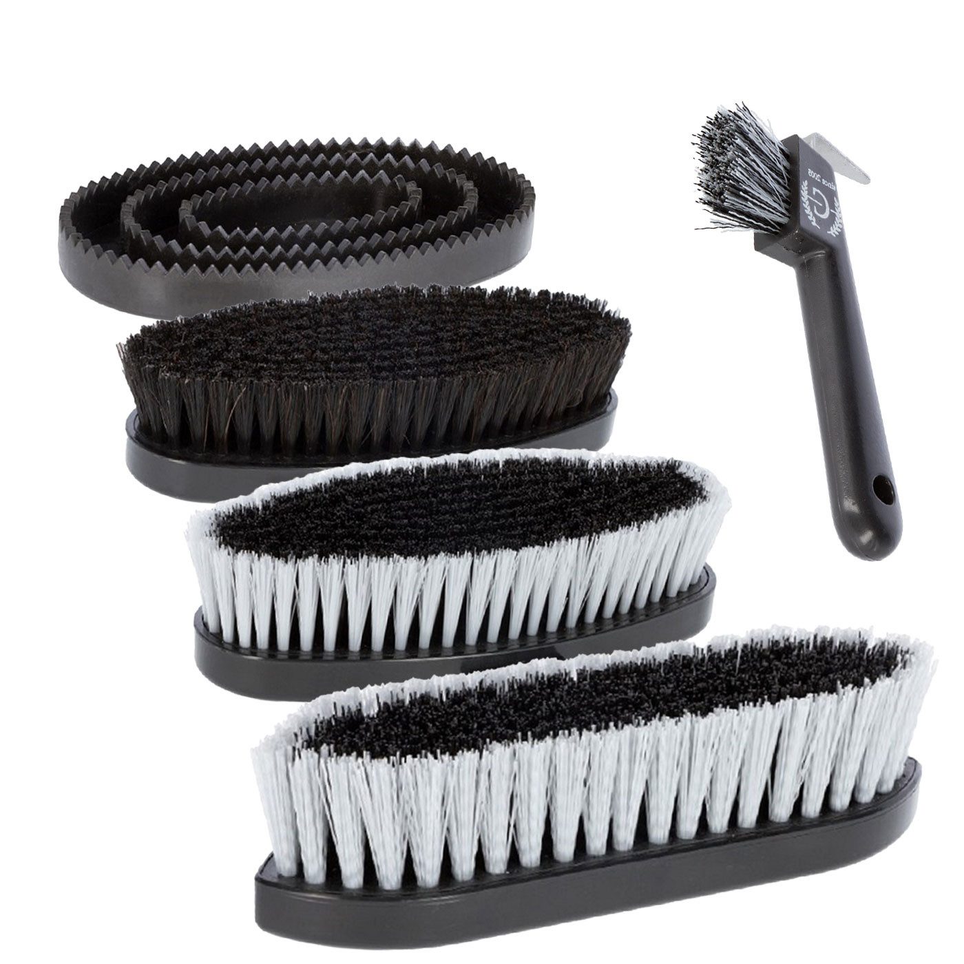 Covalliero Pferdebürste Covalliero Einsteiger-Pflegeset + gratis Hufkratzer