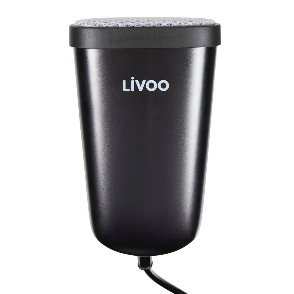 Schwarz LIVOO W 800 Dampfbürste und Weiß Kompakt-Dampfglätter