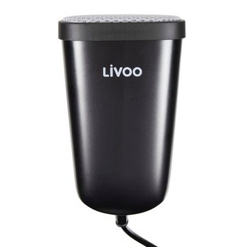 LIVOO Dampfbürste Kompakt-Dampfglätter 800 W Schwarz und Weiß