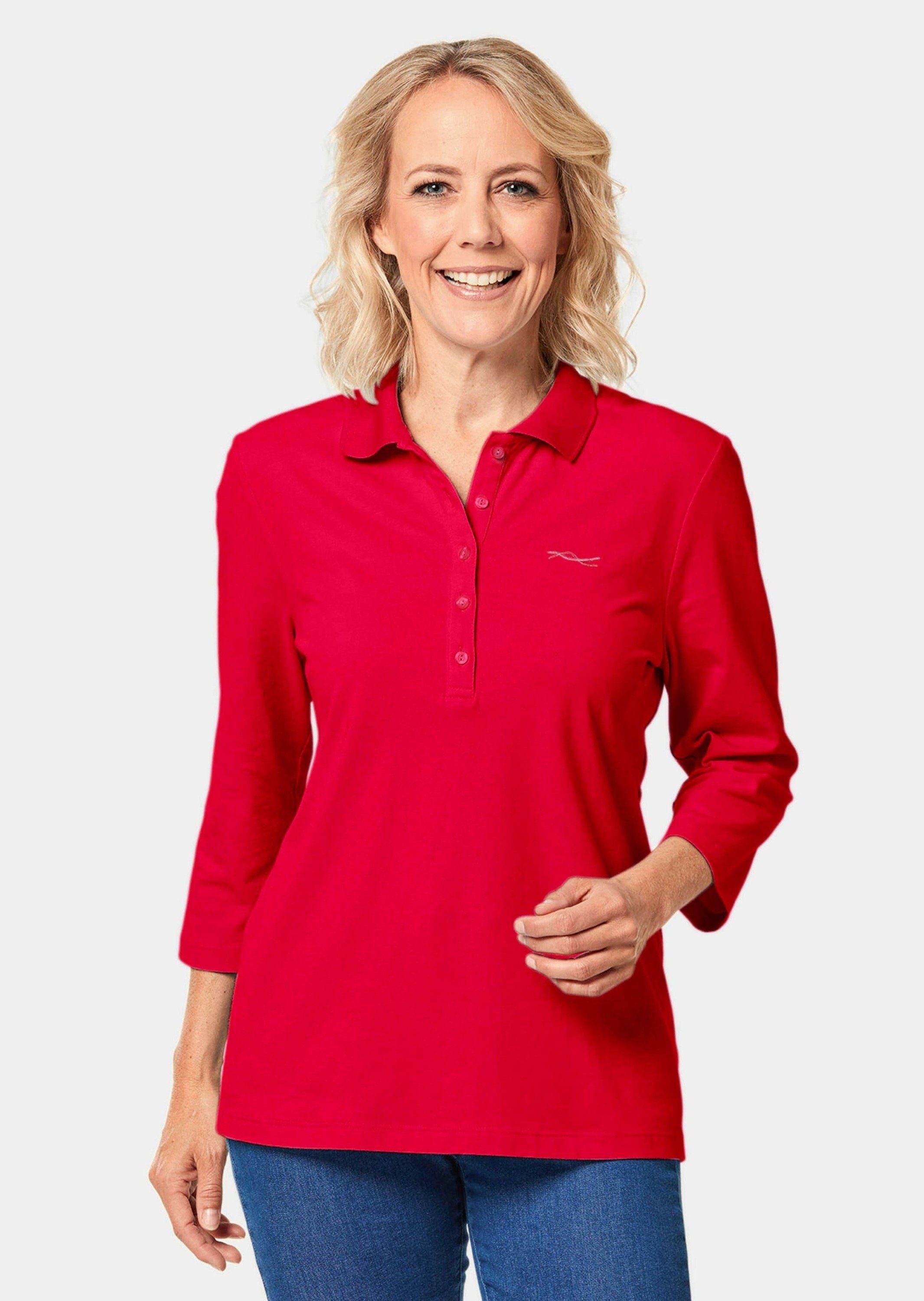 GOLDNER Poloshirt Kurzgröße: günstig online kaufen